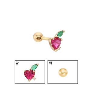 [로이드]복숭아 트로피칼 14k 반쪽 피어싱 LPFJ4021G