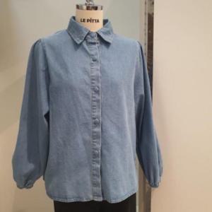 르피타 HC06 퍼프 소매 청남방 L241USH255