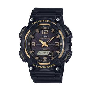 카시오 태양광 남자 블랙 스포츠시계 레진시계 AQ-S810W-2A