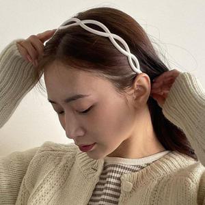 트위스트 머리띠 얇은머리띠 헤어밴드