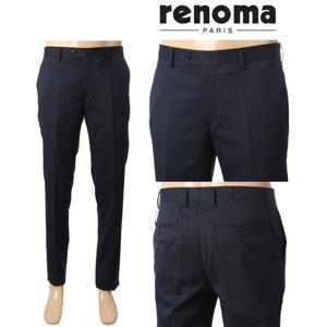 [레노마캐주얼]SS 레노마 봄여름 네이비 조직감 스트레치 슬랙스바지 RPIMSP15ADG