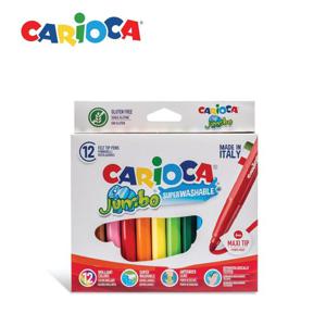 CARIOCA 까리오까 점보 슈퍼워셔블 MAXI팁 컬러펜 12색 세트