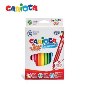 CARIOCA 까리오까 조이 슈퍼워셔블 FINE팁 컬러펜 12색 세트