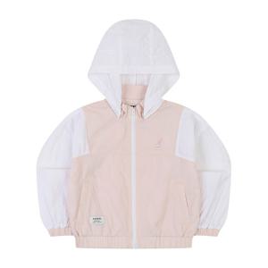 [캉골키즈]패널드 후디 윈드브레이커 QB 0004 핑크