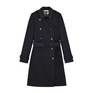[버버리] 하본2 롱 트렌치 코트/블랙/80354181