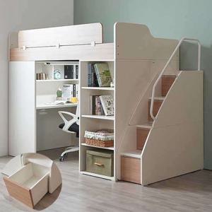 폴라 책상수납 벙커이층침대 풀세트 계단형 본넬매트포함 행사중