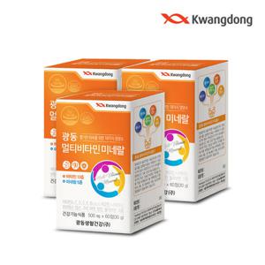 광동 멀티비타민 미네랄 60정 x 3박스 (6개월분)