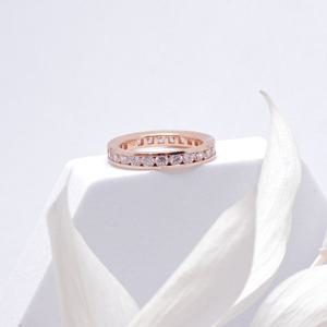 오팔하우스 14k 볼드한 올큐빅 레이어드링 OPDLR124