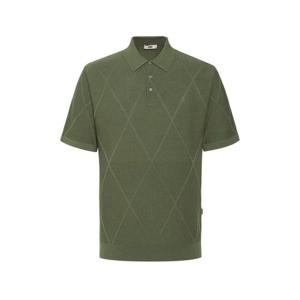 [닥스]비스코스 아가일 반팔 카라니트 그린_DKS1SWTS107E1