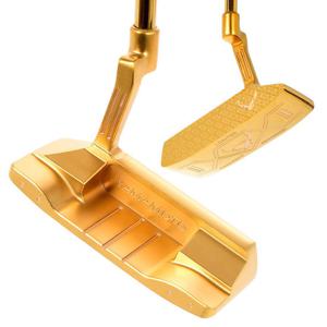 야마모토 CUADRADO C5 와이드 블레이드 단조 CNC밀링 골드 퍼터