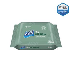 스카트 에코 종이 물티슈 휴대용 20매 41803