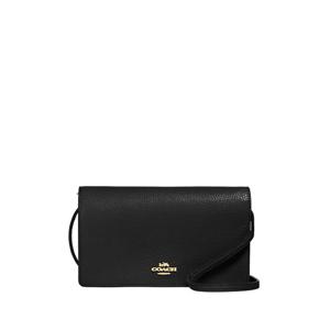 COACH 코치 안나 폴드오버 크로스바디 3037 IMBLK