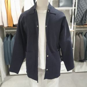 [지이크] 지이크 다크 네이비 스냅버튼 카라넥 가디건PGUCA8001