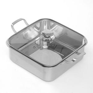 사각 304 스텐 샤브샤브 전골냄비 인덕션 통냄비