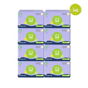 [잇츠미]잇츠미 NEW 슬림 유기농 순면커버 생리대 수퍼롱 6P x8