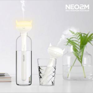 휴대용가습기 NEO2M 꽂아쓰는 미니 무드등 초음파 가습기 HP923