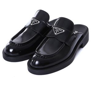 프라다 삼각로고패치 가죽 뮬/1D652M ULS F0002