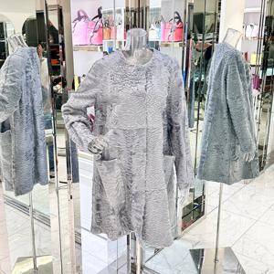 [엘러브] 디올 스와카라 리버시블 롱코트 36 그레이 4ET0248