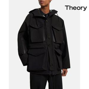 띠어리 M075405O 남자 백테크 밀리터리 방수 후드 야상 자켓