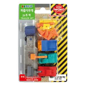 지구화학 퍼즐 지우개 완구 no.29 트럭