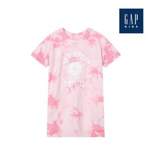 [갭키즈]로고 그래픽 타이다이 원피스(813629-00-9_PK)