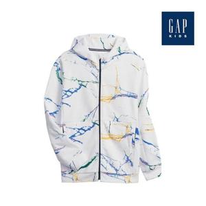 [갭키즈]패턴 테크 후드 집업(733550-04-9_WH)