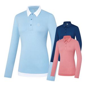 콜핑 여성 봄 기능성 카라티셔츠