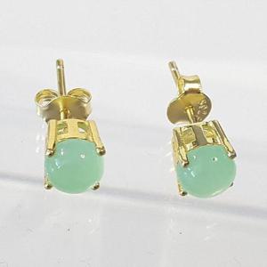 [블루케이] 크리소프레이즈 비취 원석귀걸이240302-02