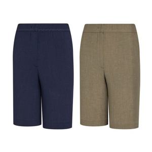 콜핑 시원한 밴딩 린넨 여자 여름 등산 5부 반바지