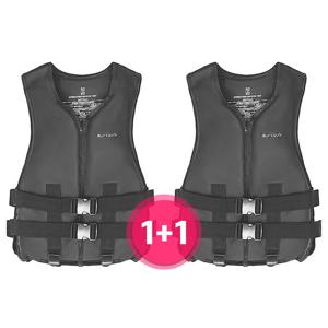 BUFFALO 블랙 에디션 구명조끼 2개 세트 M-3XL까지