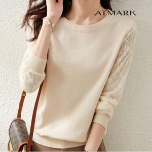 ATMARK 플라워시스루슬립니트_AA41KN046G