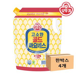 오뚜기 골드마요네즈(팩) 3.2kg x 4개 1박스