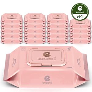 앙블랑 아기물티슈 세이프 인디핑크 캡형 72매X20팩 N-IC20