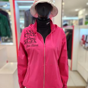 [디즈니골프]DD1LJB005 여성 봄 미니 프린팅 바람막이 후드 점퍼