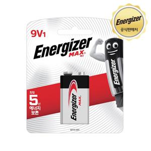 에너자이저 알카라인 맥스 건전지 9V 1입