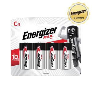 에너자이저 알카라인 맥스 건전지 C형 4입