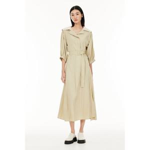 [보브]벨티드 니트 카라 원피스(7153337004)