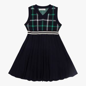 [일로딜로]말랑 체크 플리츠 원피스 IDOW2410Z