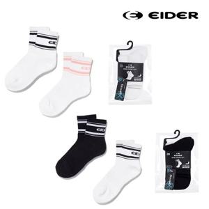 [아이더]공용 캐주얼 단목 양말 2세트 DUA23S82