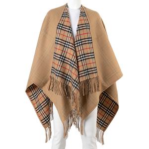 [로로모다] 버버리 리버시블 체크 울 공용 케이프 / 8071673