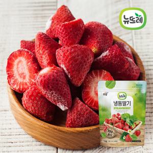 뉴뜨레 냉동과일 딸기 국산 1kg 2봉