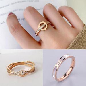 [잇백잇슈] 우아한티타늄링3종 고급스러운 심플 예쁜