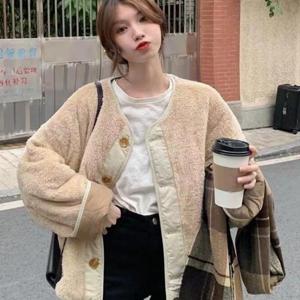 [리더스]  누빔 데일리 여성 투웨이 양면 패딩 뽀글이