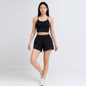 [언더아머]언더아머 플렉스 우븐 러닝 반바지 헬스복 블랙 1376935-001