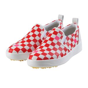 [마틴골프]여성 체크패턴 슬립온 레드 (QACH10176)