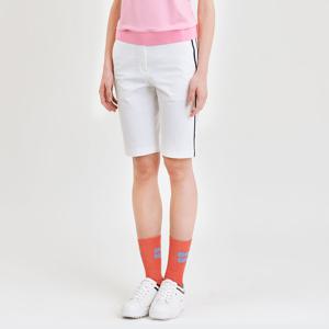 [마틴골프]여성 라인포인트 반바지 화이트 (QW0DSL20431)