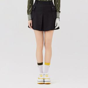 [마틴골프]여성 H라인 패턴 큐롯 블랙 (QW0ECU10439)