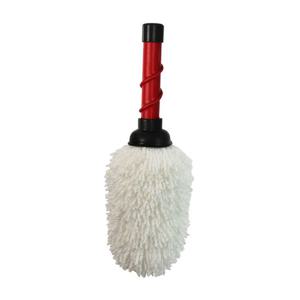 가죽그립 극세사 미니먼지털이개 레드