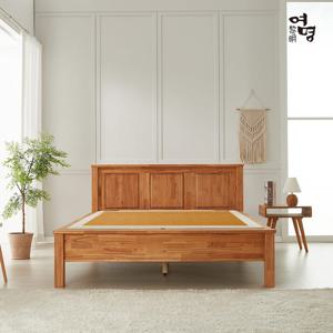 여명흙침대 더참죽2 황토흙판 퀸 Q 원목침대
