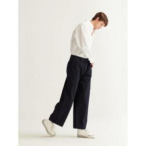 후아유 WHTCD1212M 공용 핀턱 와이드 치노 팬츠